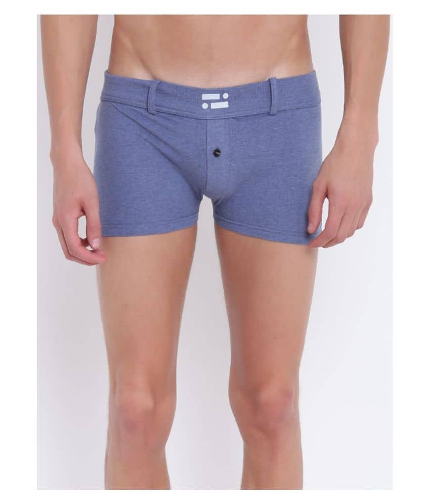 La Intimo Pack of 1 Cotton Trunks For Men's ( Lavender )