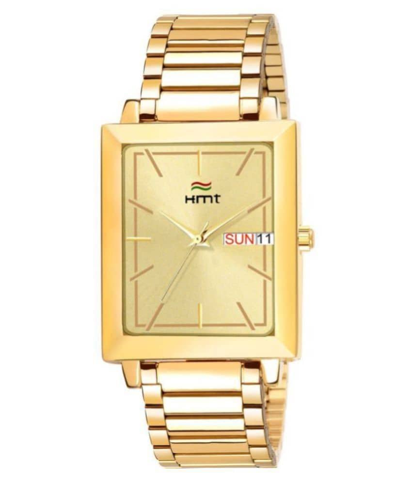 Hemt HM-GSQ302-GLD-GLD-CH Stainless Steel Analog Men's Watch