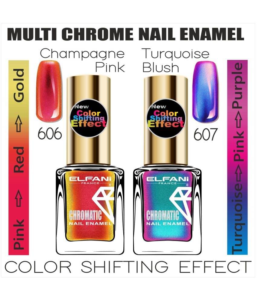     			Elfani Nail Polish Kit Multi Shimmer 18 mL