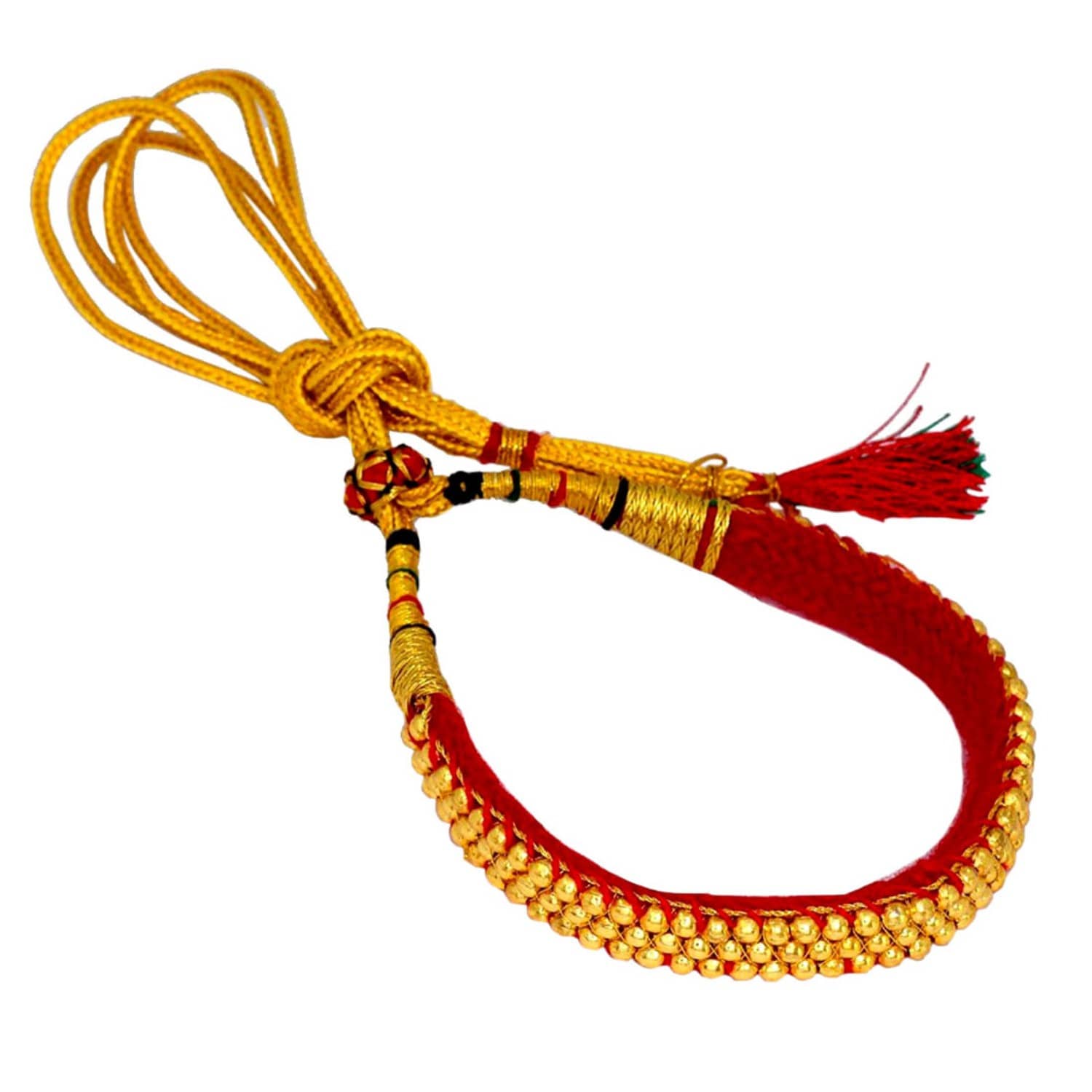 Jewar Mandi - Multicolor Brass Necklace ( Pack of 1 )