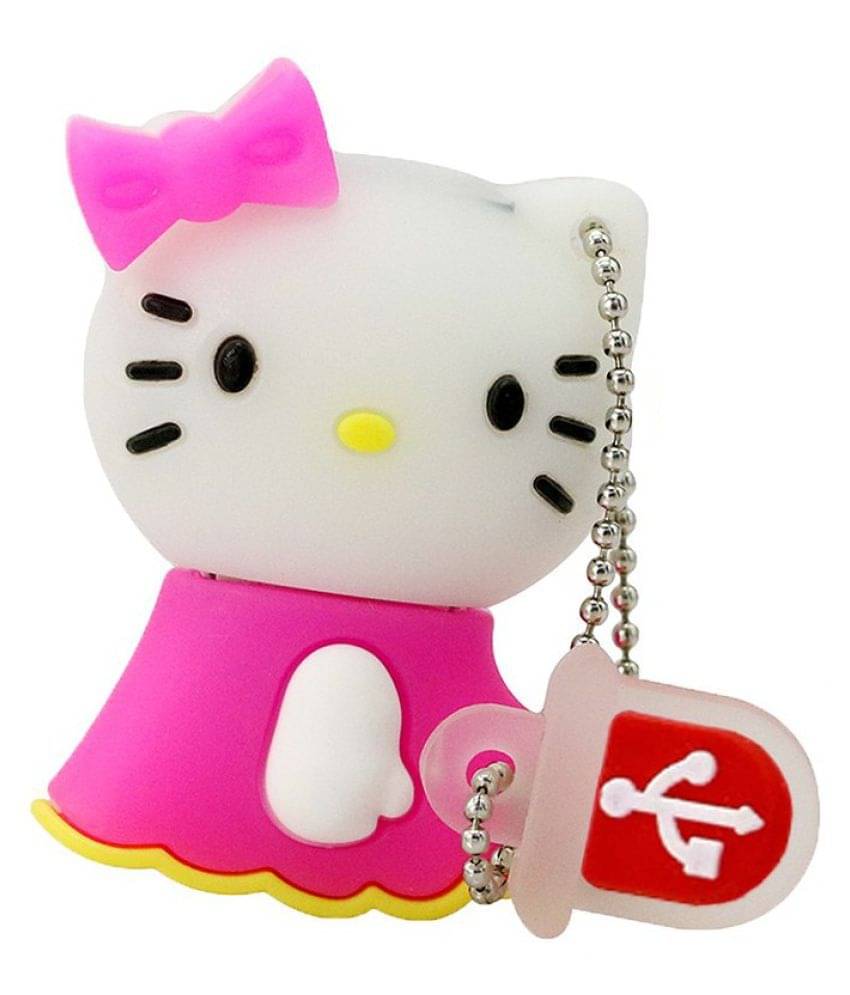     			Pankreeti PKT642 Kitty Cat 32GB USB 2.0 Fancy Pendrive Pack of 1