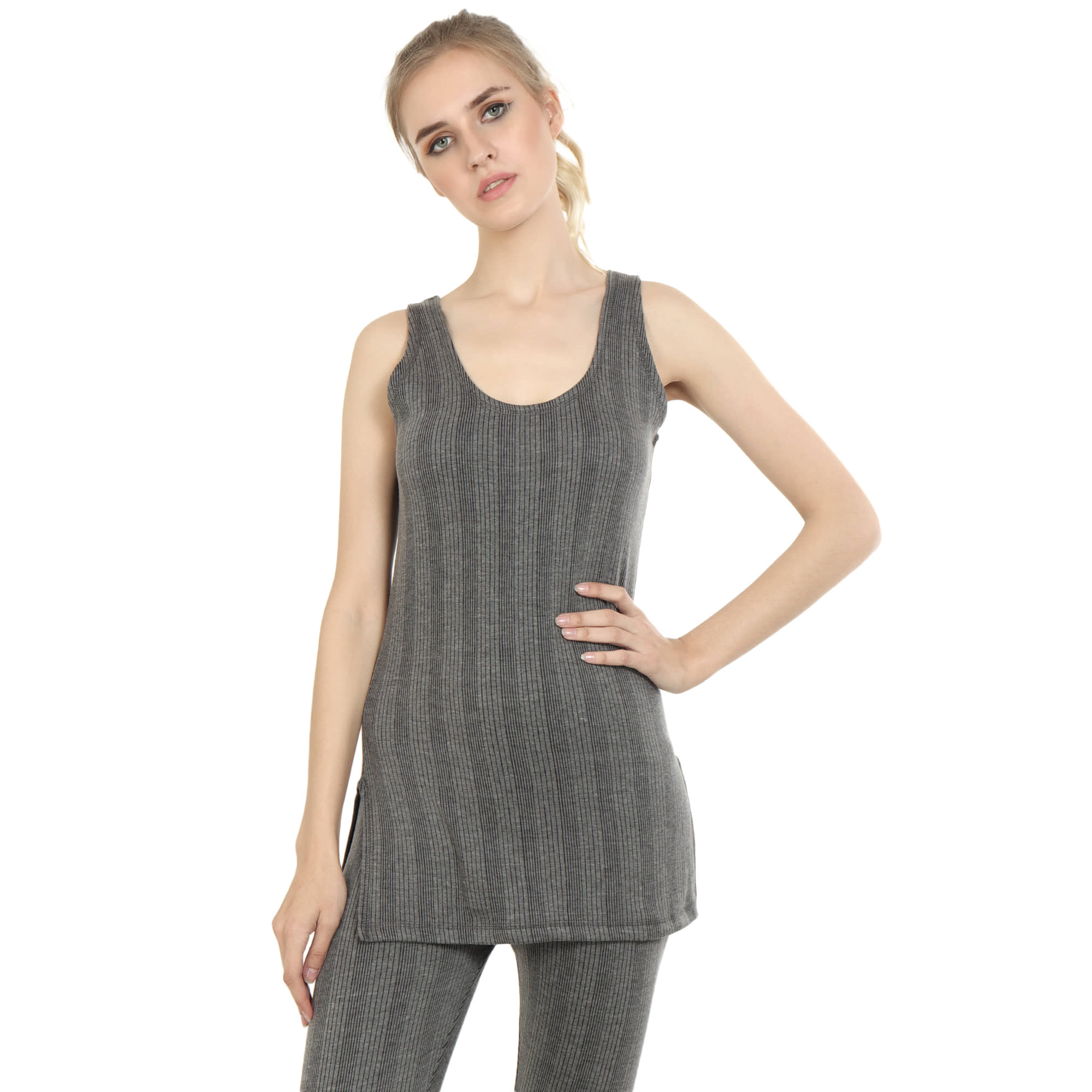Zeffit Cotton Topwear - Grey