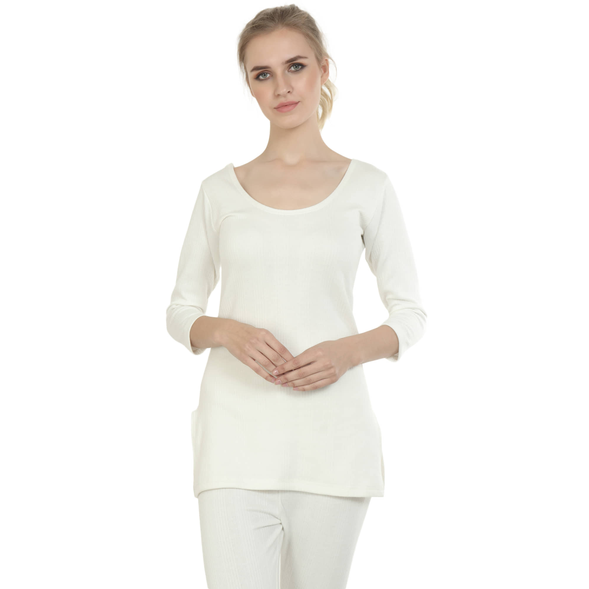 Zeffit Cotton Topwear - Off White