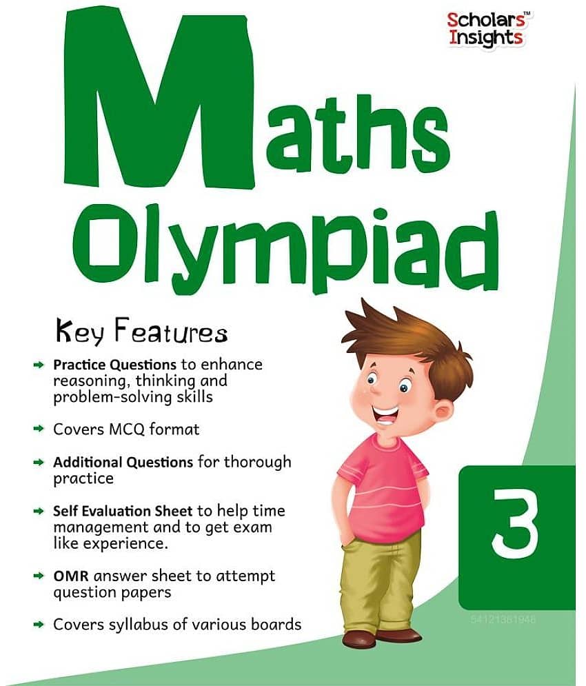 Scholars Insights Maths Olympiad Grade 3 - Stationery | Buy online on ZillyBuy