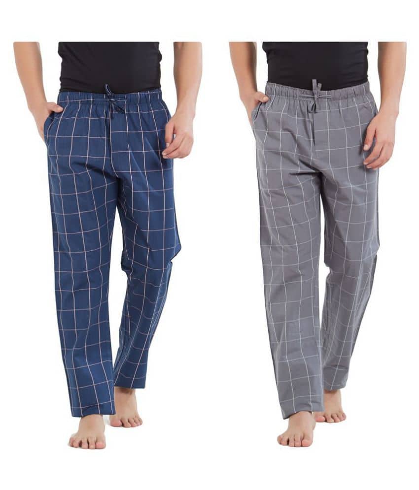 XYXX Pack of 2 Pyjama For Men's ( Multi )