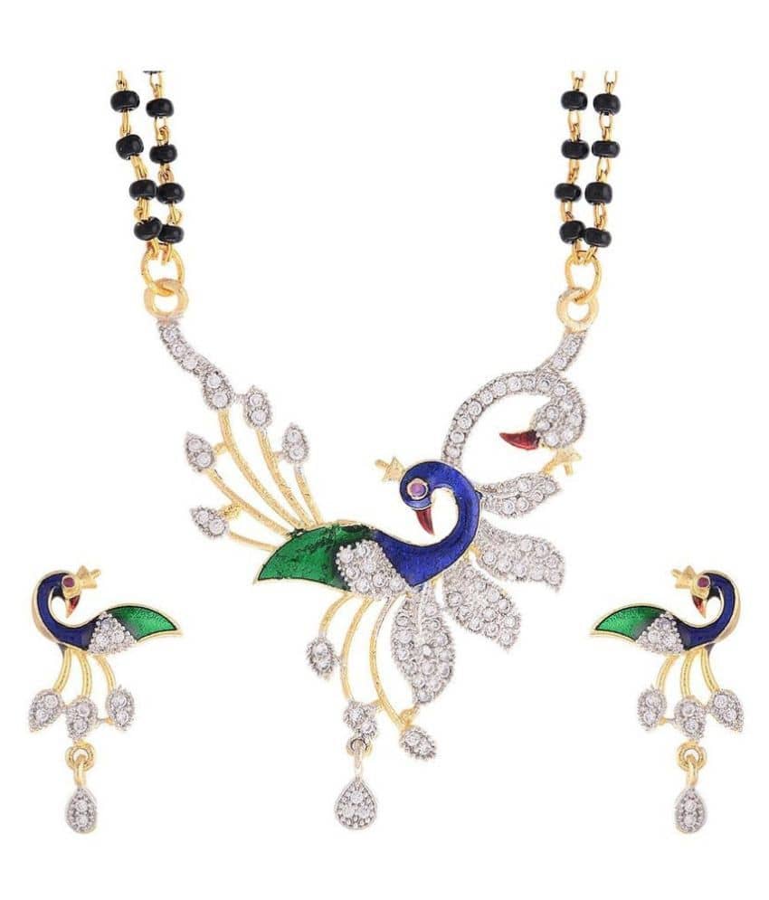A2 Fashion - Multi Color Mangalsutra Set ( Pack of 1 )