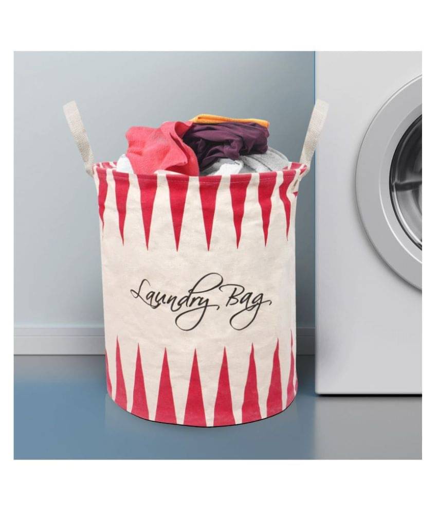     			E-Retailer Set of 1 20 L+ Laundry Bags Red