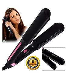 GLOBAL ART Ceramic Anti-Static Hair Straightener ( 30 Sec Heat Up 35W )