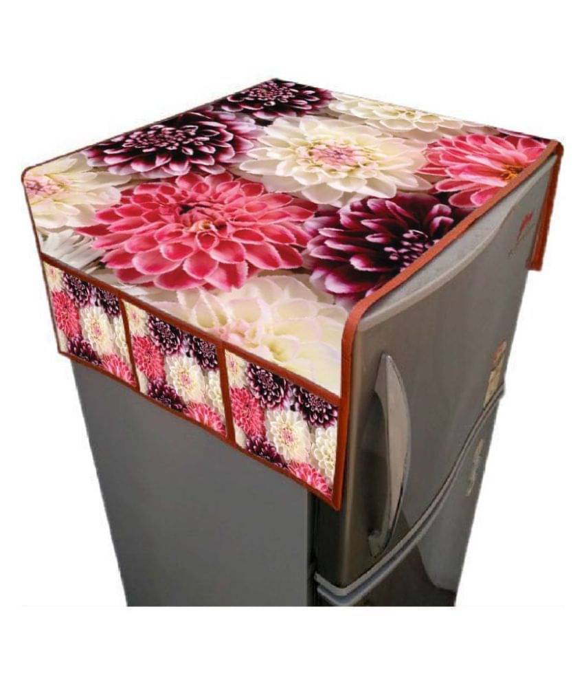     			Luxuryhome Decor Single Jute Multi Fridge Top Cover