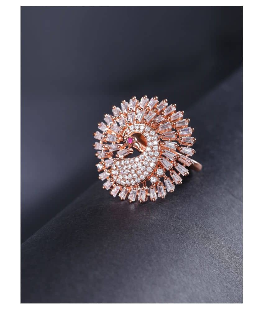 Priyaasi - Rose Gold Rings (Pack of 1)
