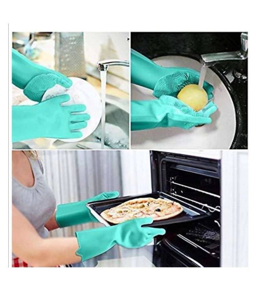     			Crafty Zone Latex Standard Size Cleaning Glove