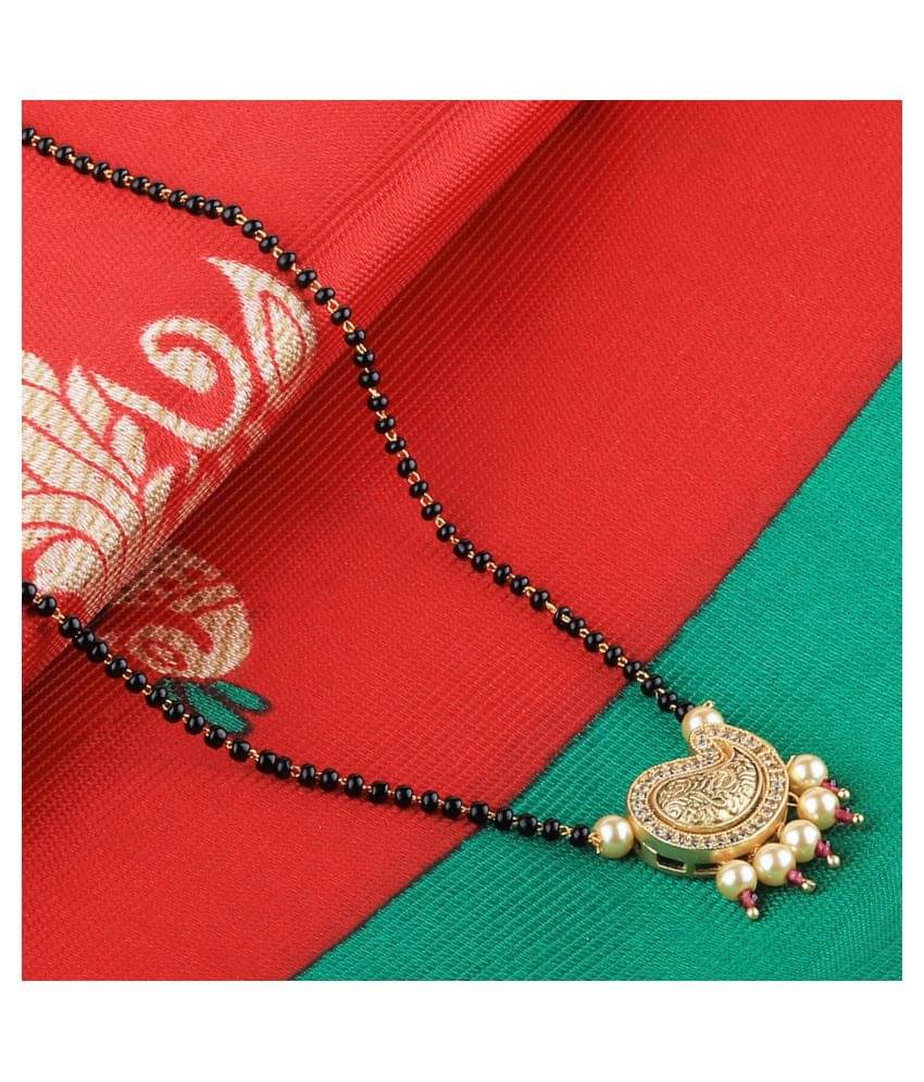 Silver Shine - Golden Mangalsutra ( Pack of 1 ) Silver Shine - Golden Mangalsutra ( Pack of 1 )