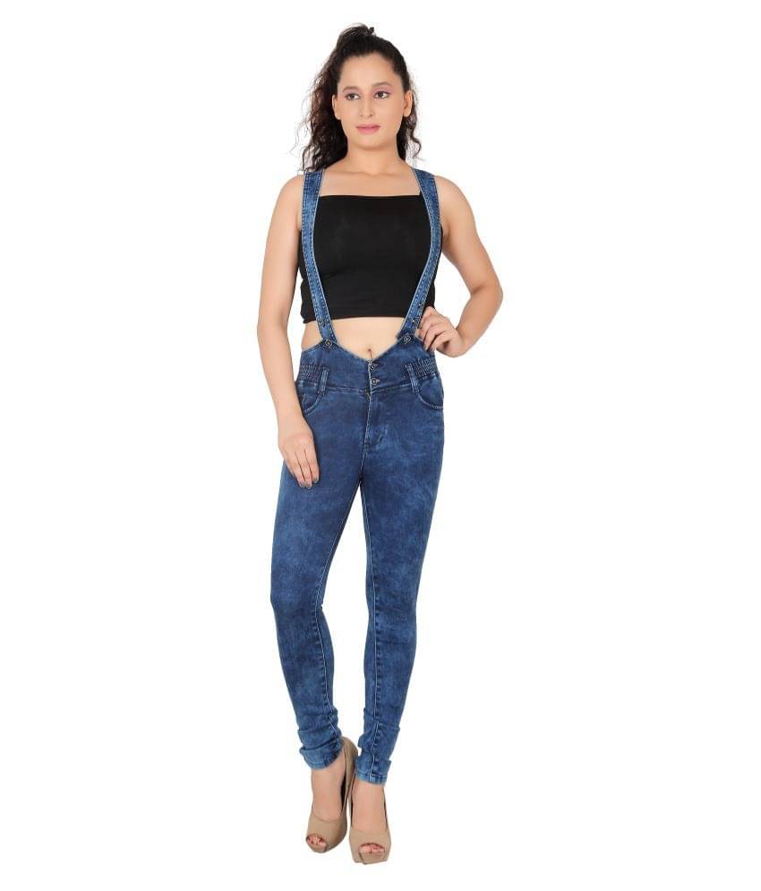     			FCK-3 Blue Denim Jumpsuit