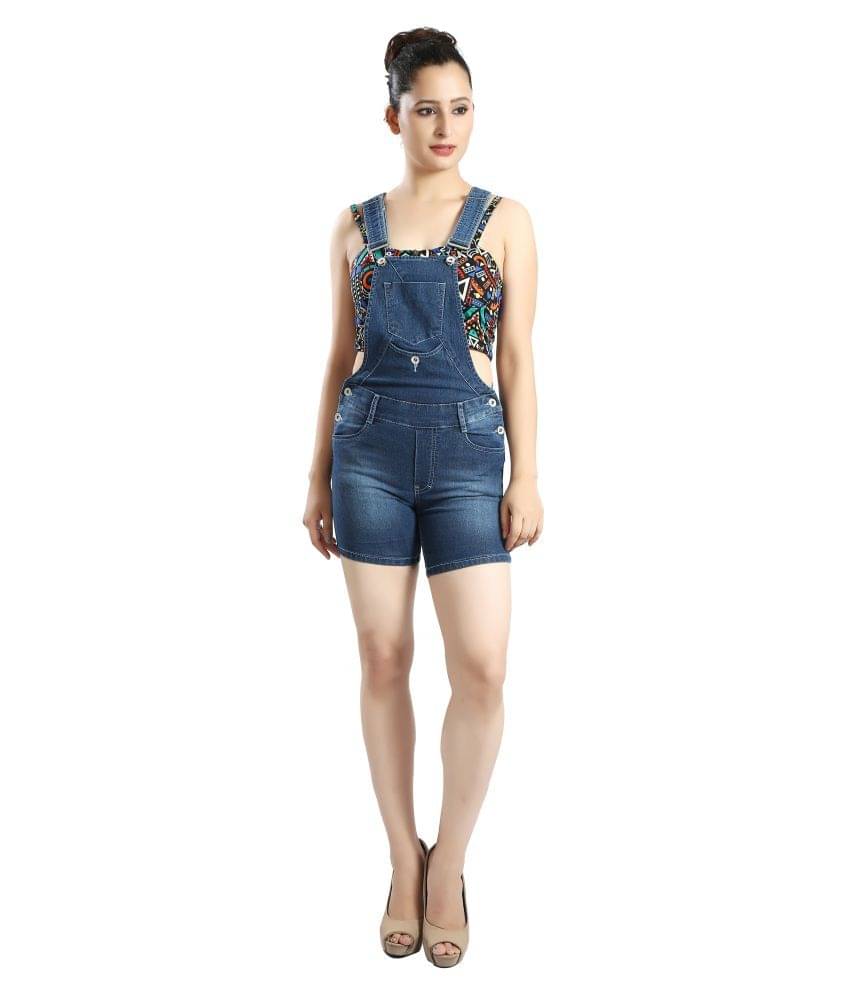     			FCK-3 Blue Denim Jumpsuit