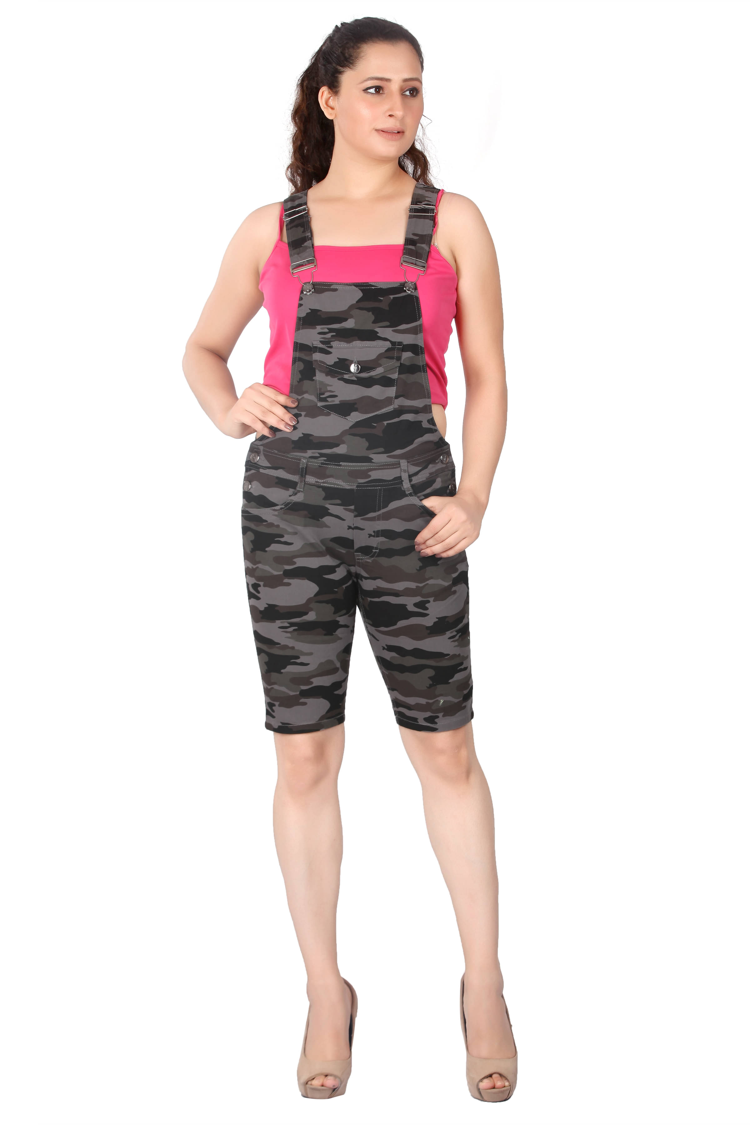 FCK-3 Multi Color Denim Jumpsuit FCK-3 Multi Color Denim Jumpsuit