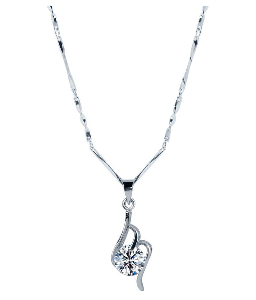     			Silver Shine Gold Plated Chain ( Set of 1 )