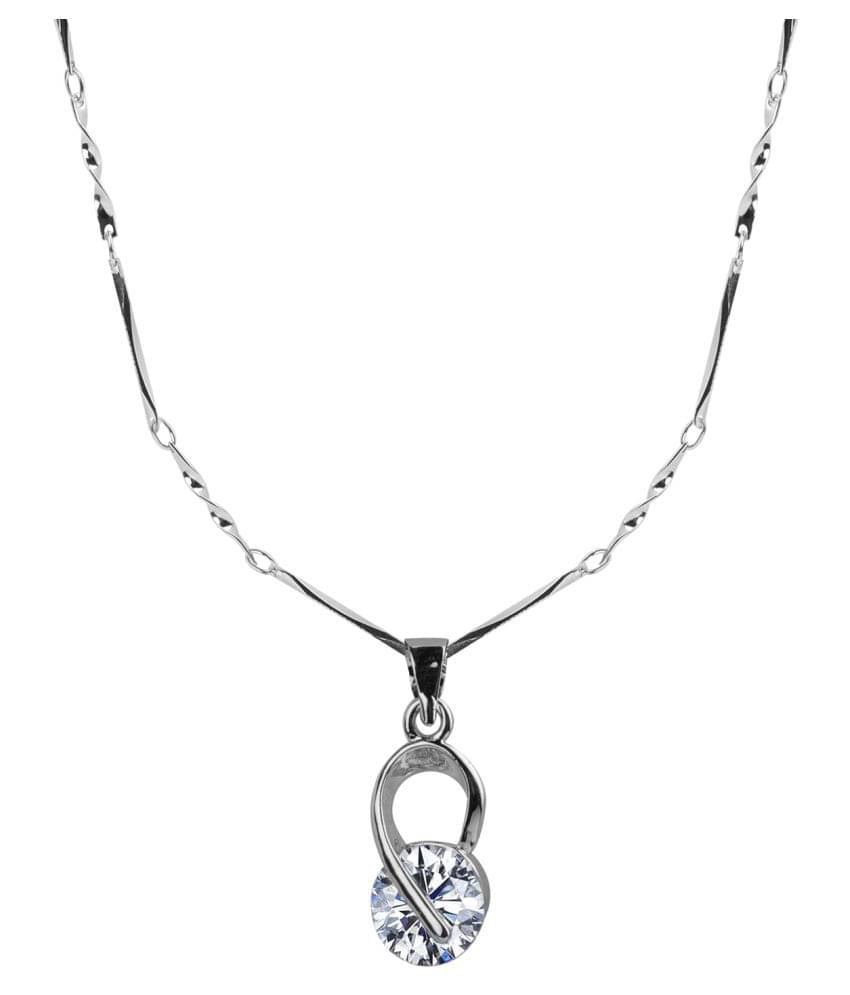     			Silver Shine Gold Plated Chain ( Set of 1 )