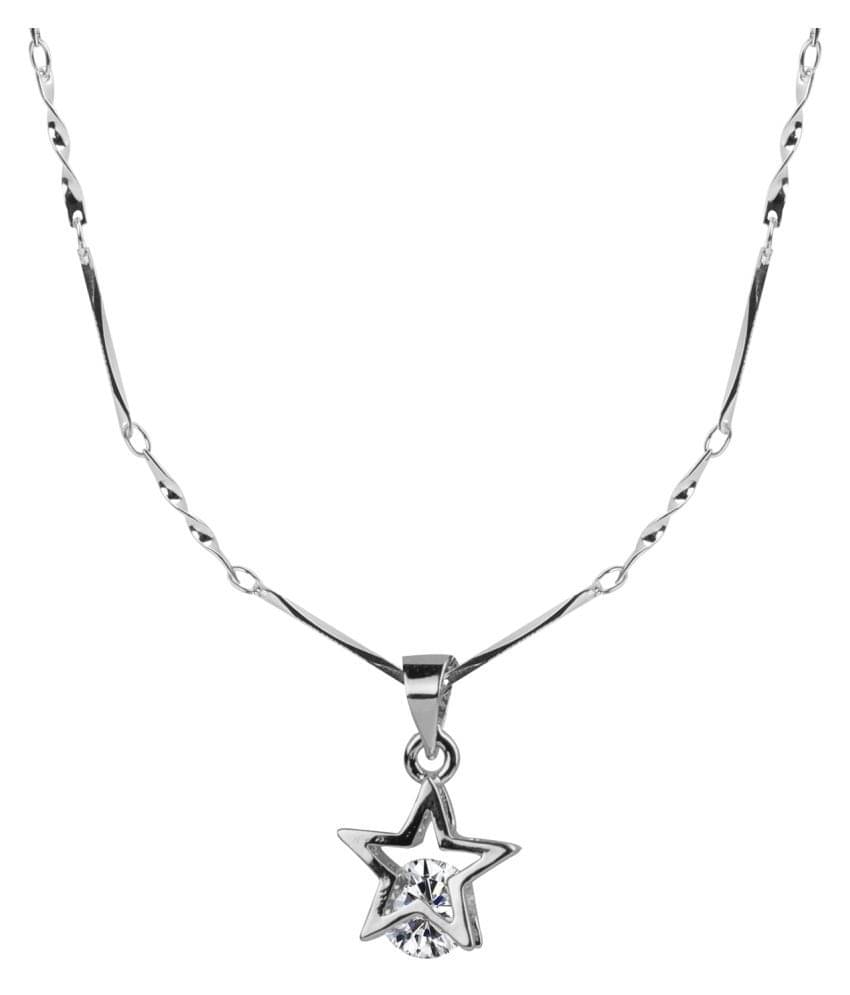 Silver Shine Gold Plated Chain ( Set of 1 ) Silver Shine Gold Plated Chain ( Set of 1 )