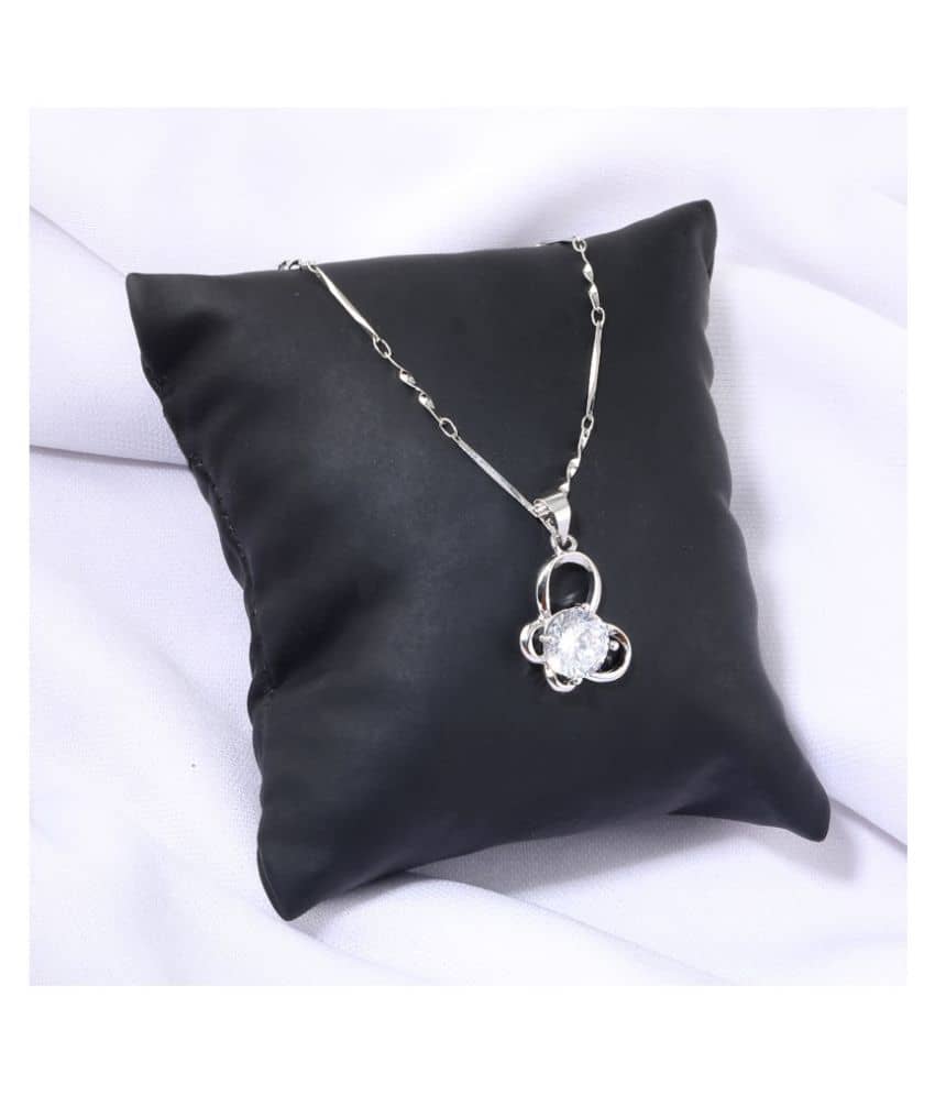 Silver Shine Silver Plated Chain ( Set of 1 )