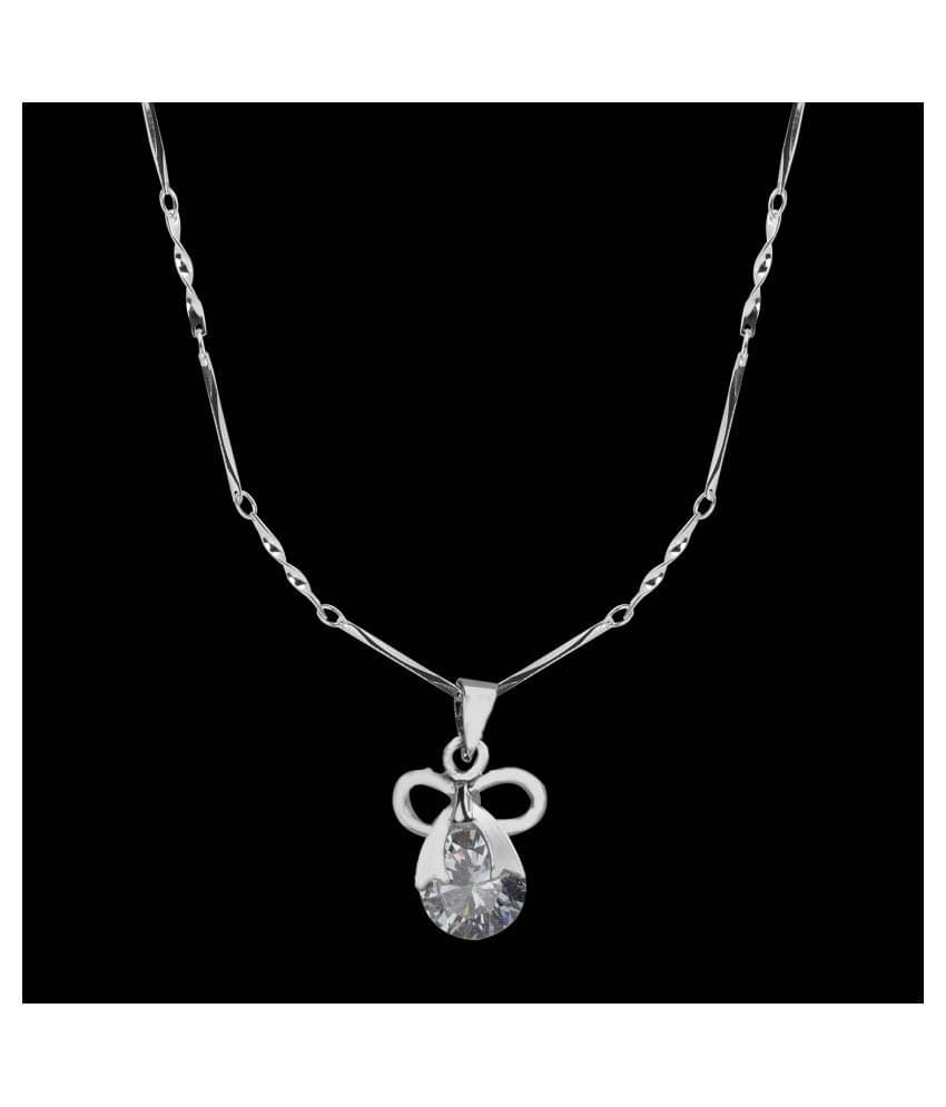     			Silver Shine Gold Plated Chain ( Set of 1 )