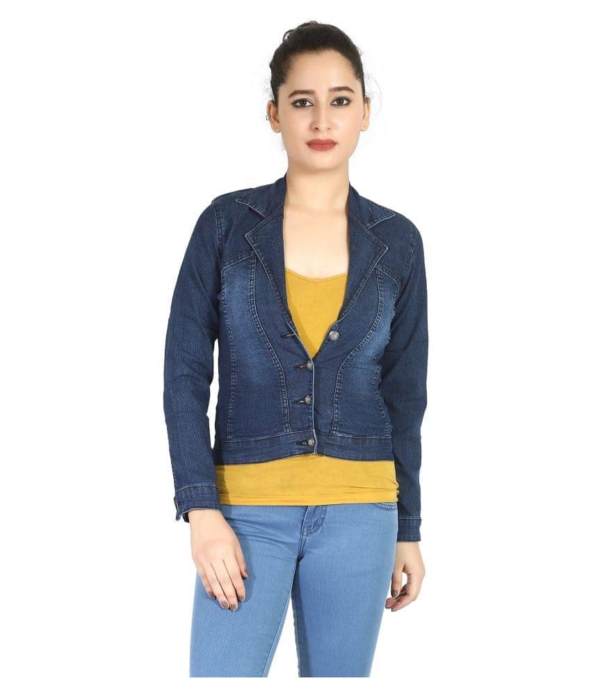 FCK-3 Women Regular Jacket ( Blue )     			FCK-3 Women Regular Jacket ( Blue )