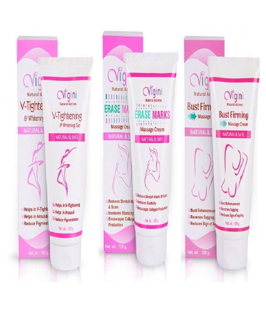 Vigini 100% Natural Actives Breast Bust Body shaping Toner Oil Enhancement Enlargement Increase,use with supplement capsule looks Bust full 36+Vaginal V Tightening Intimate feminine Hygiene Lightening Whitening Gel+Stretch Marks Scar Removal Cream Vigini 100% Natural Actives Breast Bust Body shaping Toner Oil Enhancement Enlargement Increase,use with supplement capsule looks Bust full 36+Vaginal V Tightening Intimate feminine Hygiene Lightening Whitening Gel+Stretch Marks Scar Removal Cream
