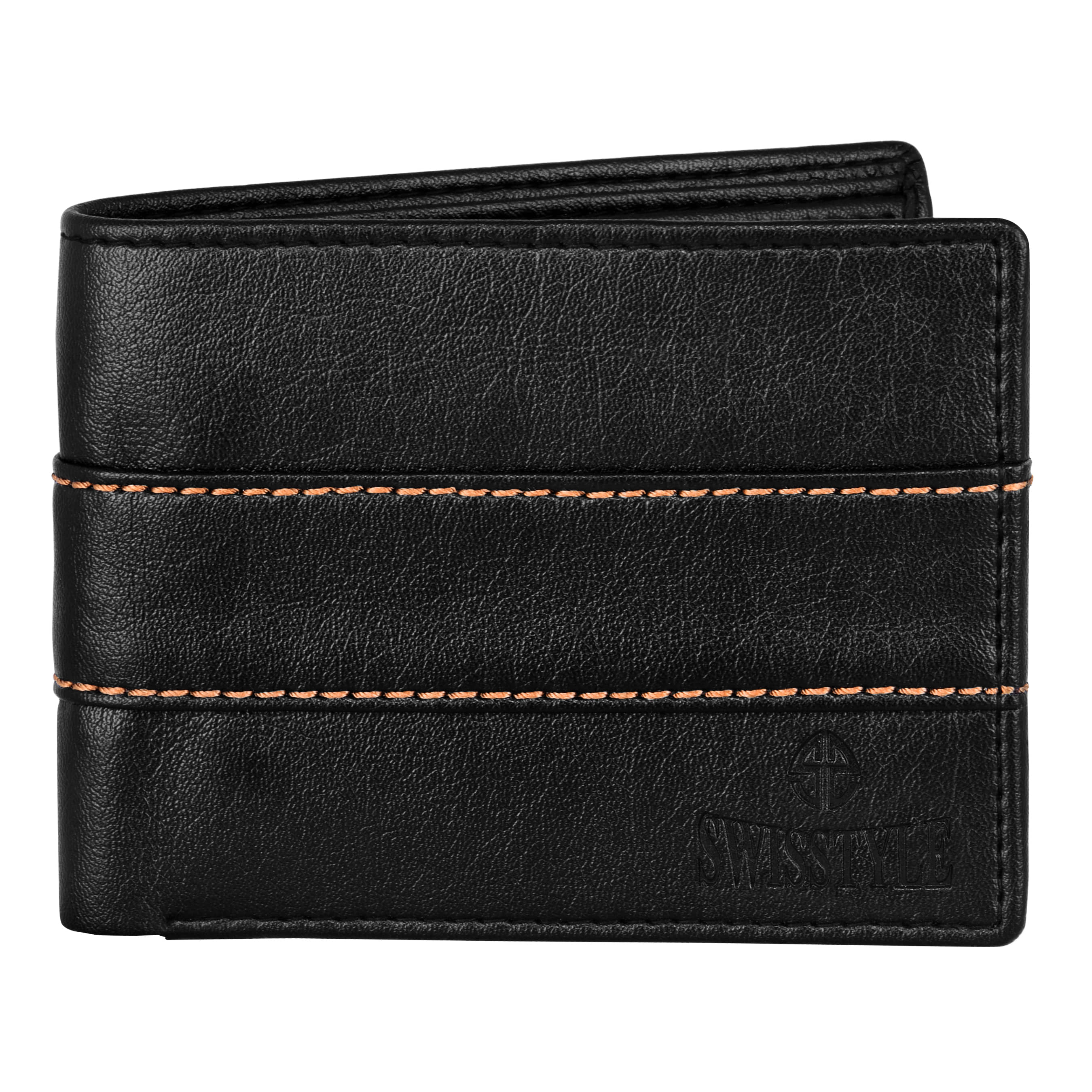 Swisstyle Leather Black Casual Regular Wallet - Handbags | Buy online on ZillyBuy