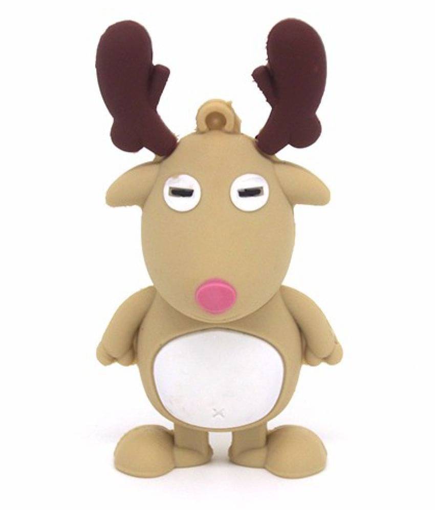     			Pankreeti PKT626 Deer 32GB USB 2.0 Fancy Pendrive Pack of 1