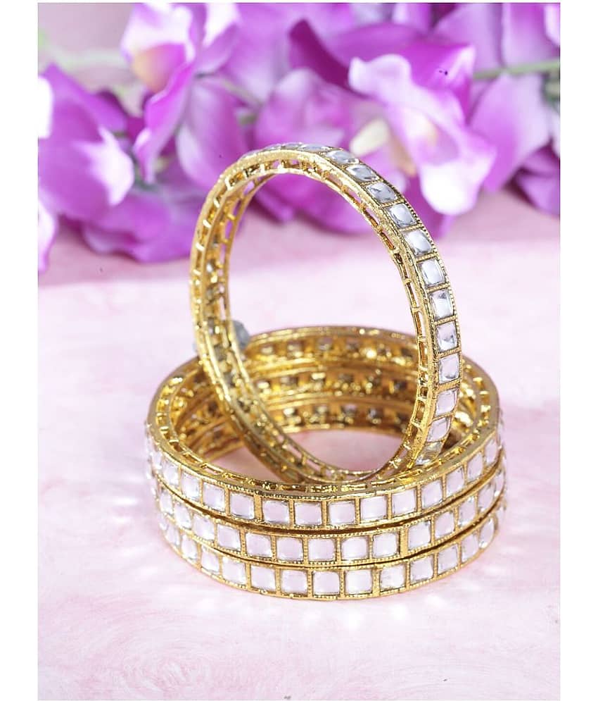 Priyaasi - Gold Bangle Set (Pack of 1) - Bangles & Bracelets | Buy online on ZillyBuy