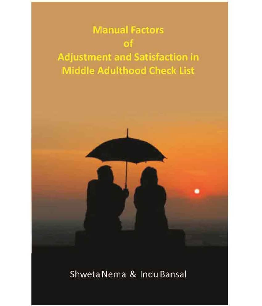 Manual Factors of Adjustment and Satisfaction in Middle Adulthood Check List - Stationery | Buy online on ZillyBuy