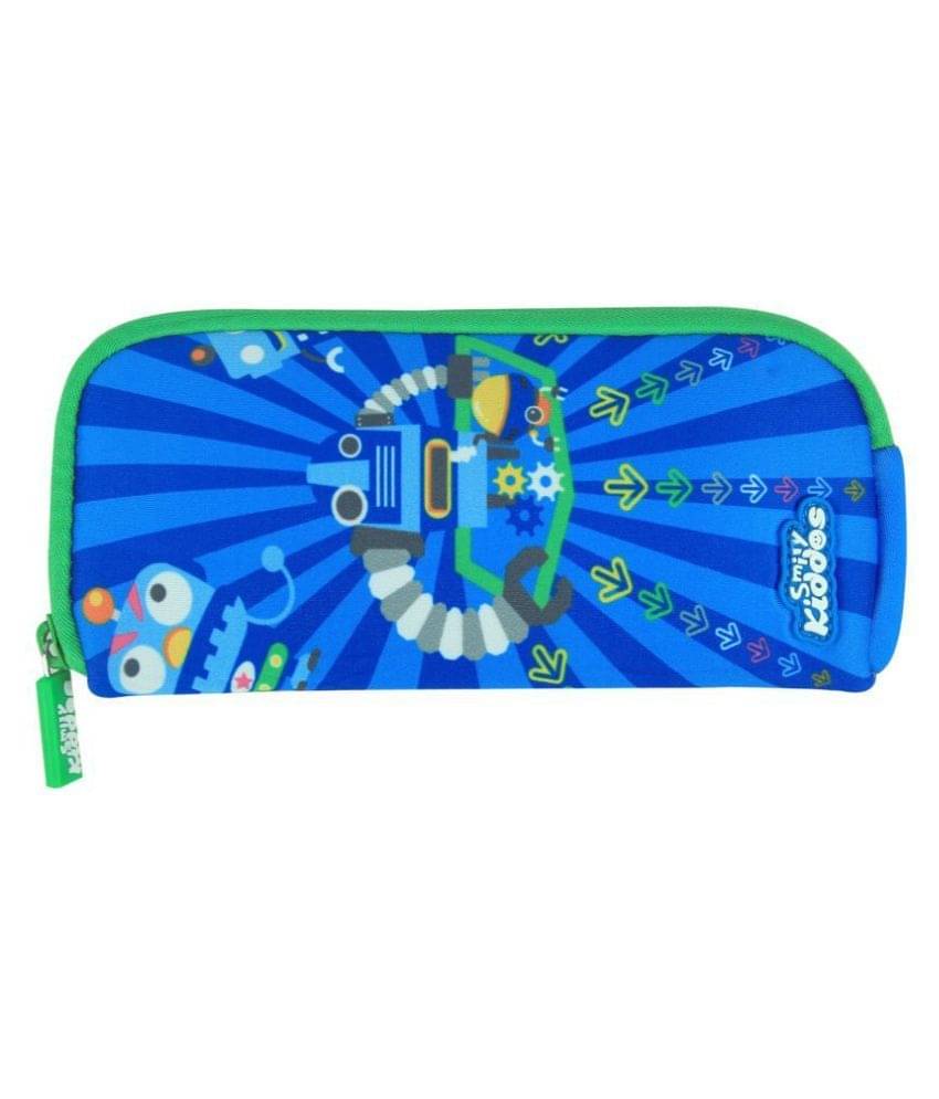     			Smily Kiddos | Smily Mini Pencil Pouch Blue | Kids Pencil Cases | School  Pencil Case | Pencil Case For Boys & Girls | Blue Color Pencil Case | Kids Pencil Pouch | Retruns Gifts  Birthday party For Boys & Girls