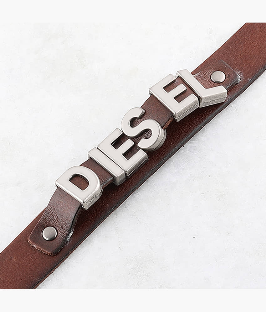 SILVERSHINE Exclusive DIESEL Studded Designer Bracelet for men Jewellery - Bangles & Bracelets | Buy online on ZillyBuy