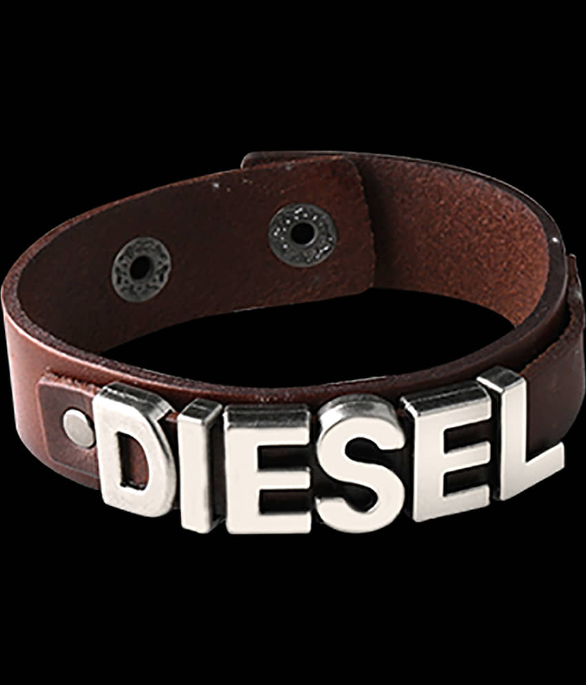 SILVERSHINE Exclusive DIESEL Studded Designer Bracelet for men Jewellery - Bangles & Bracelets | Buy online on ZillyBuy