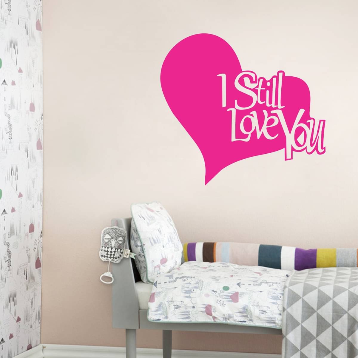 Sticker Studio Heart Cartoon Characters Sticker ( 53 x 58 cms )     			Sticker Studio Heart Cartoon Characters Sticker ( 53 x 58 cms )