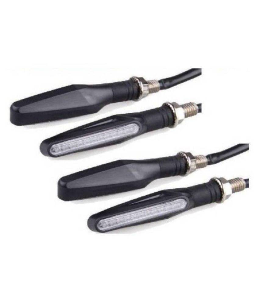     			Universal Bike Motorcycle 9 BLUE LED Turn Signal Indicators Light Lamp For All Indian Bikes