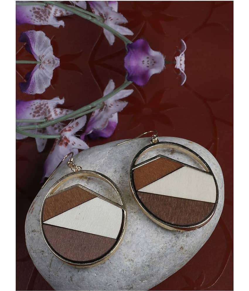 Prita's Fancy Fusion Wooden Earrings For Girls/Women - Earrings | Buy online on ZillyBuy