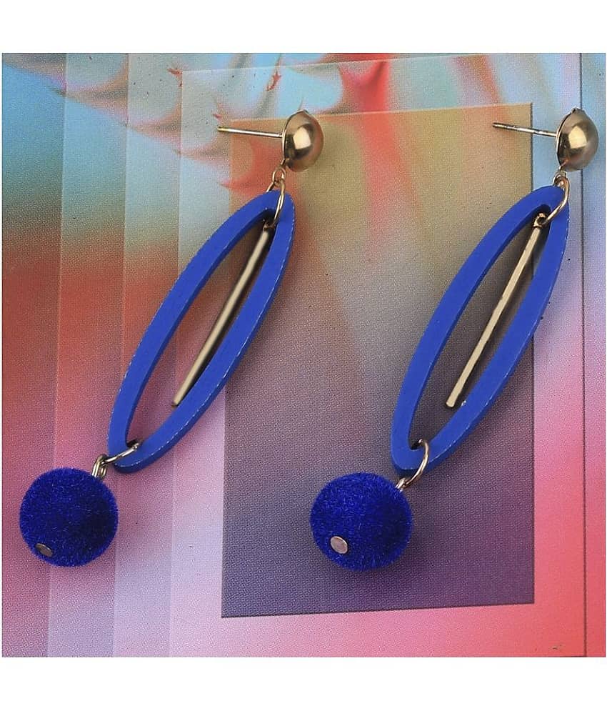 SILVER SHINE Beautiful Stylish Wooden Light Weight Dangler Earrings for Girls and Women. - Earrings | Buy online on ZillyBuy