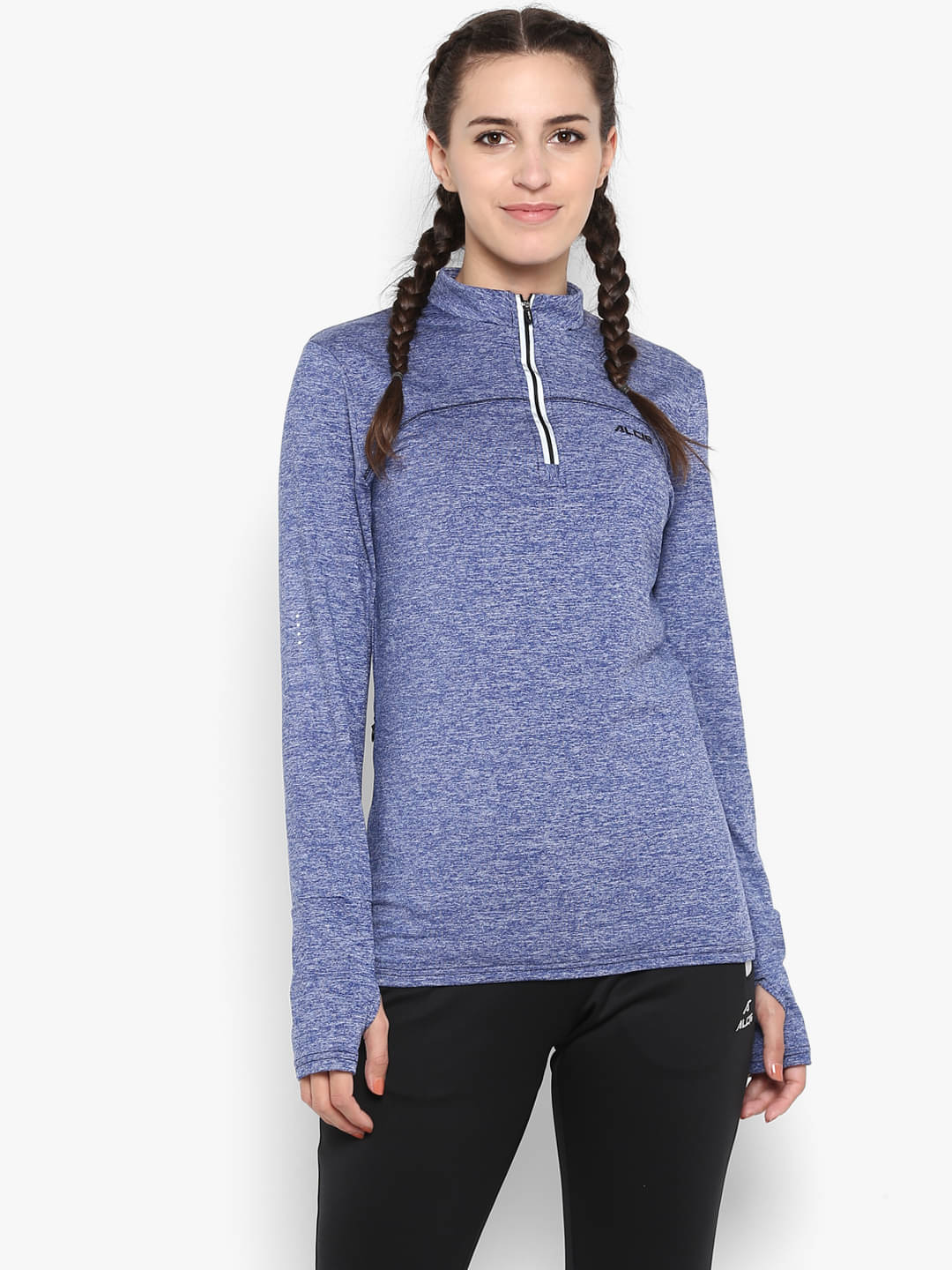     			Alcis - Blue Polyester Women's Sweatshirt