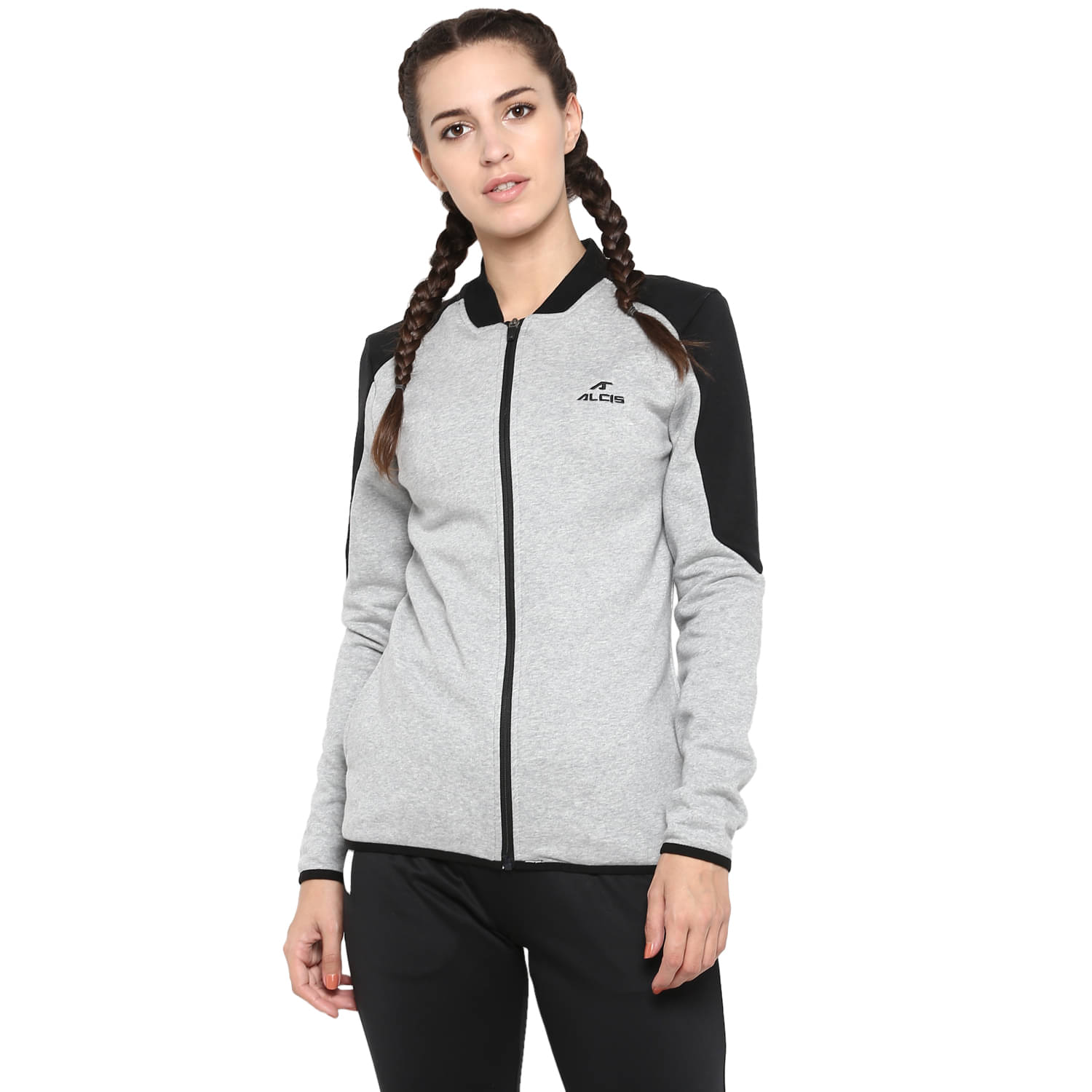     			Alcis - Grey Polyester Women's Jacket