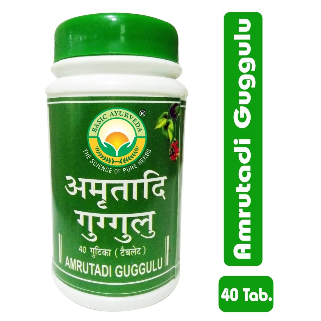     			Basic Ayurveda Amrutadi Guggulu Tablet 40 no.s Pack Of 8