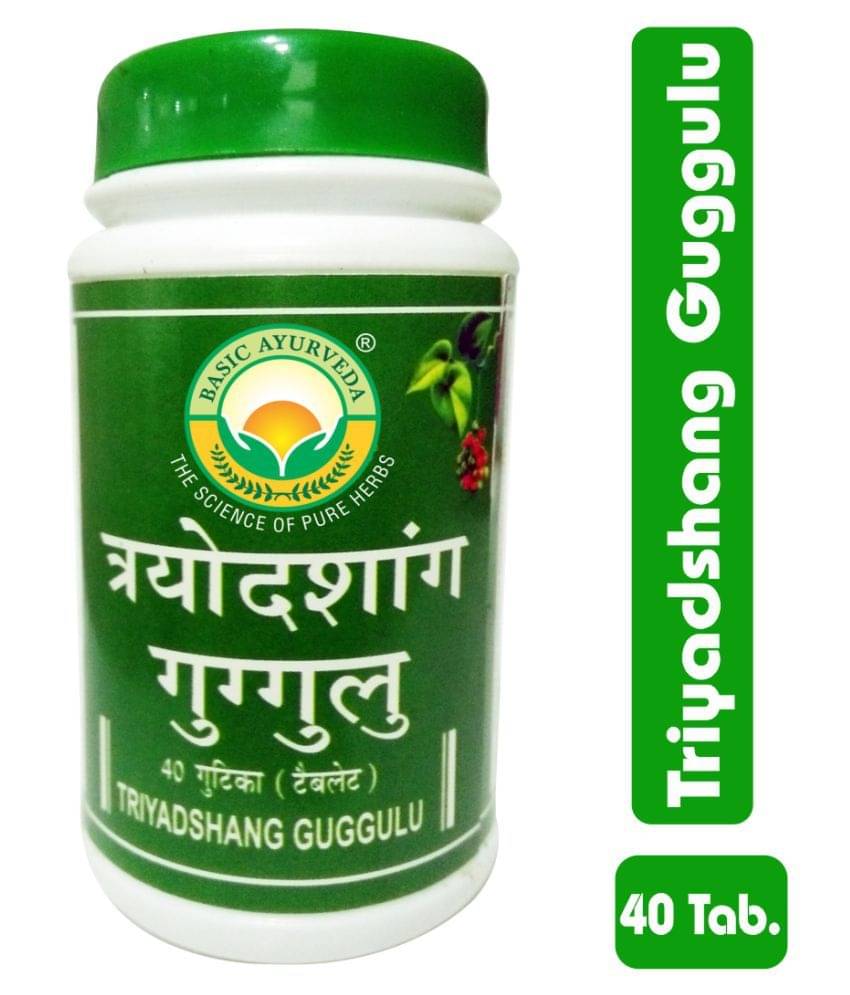     			Basic Ayurveda Trayodashang Guggulu Tablet 40 no.s Pack of 3