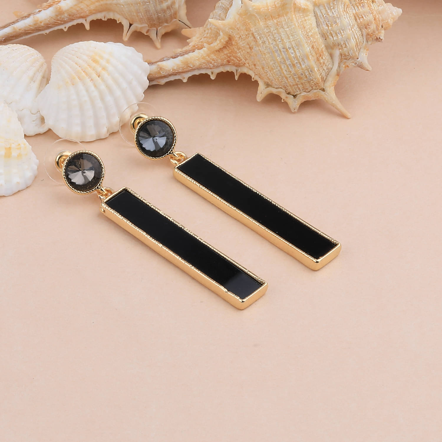 SILVER SHINE Antique Gold Plated Party Wear Long Dangle Earring For Women Girl SILVER SHINE Antique Gold Plated Party Wear Long Dangle Earring For Women Girl