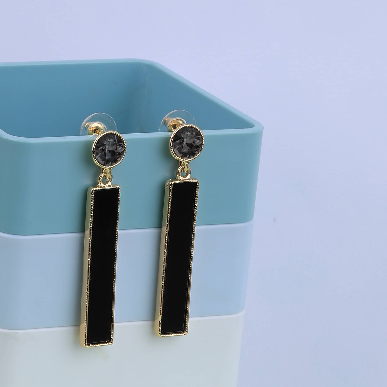     			SILVER SHINE Antique Gold Plated Party Wear Long Dangle Earring For Women Girl