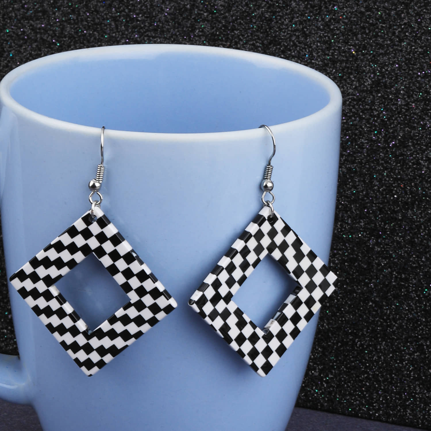 SILVER SHINE Designer Stylish Delicated Party Wear Dangle Earring For Women Girl - Earrings | Buy online on ZillyBuy