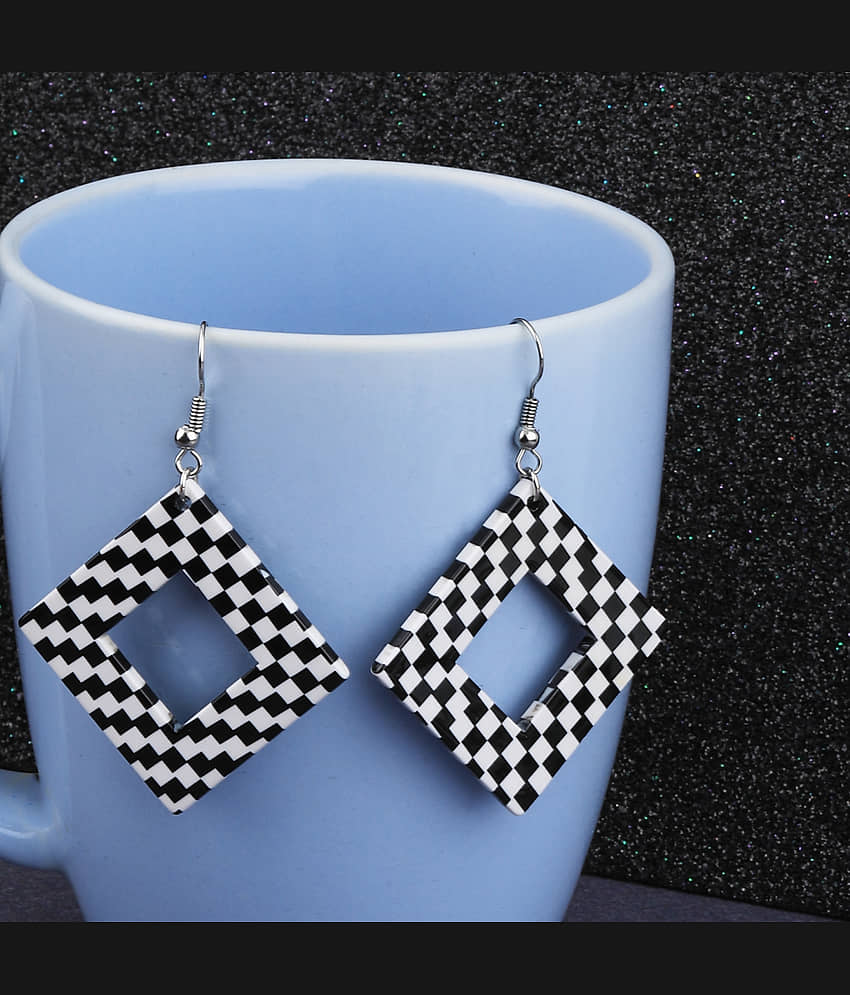 SILVER SHINE Designer Stylish Delicated Party Wear Dangle Earring For Women Girl - Earrings | Buy online on ZillyBuy