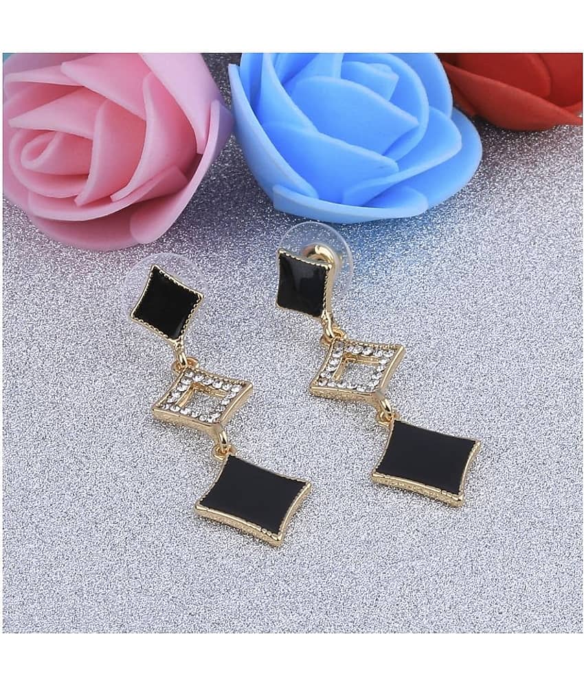 SILVER SHINE Elegant Gold Plated Party Wear Fancy Dangle Earring For Women Girl - Earrings | Buy online on ZillyBuy