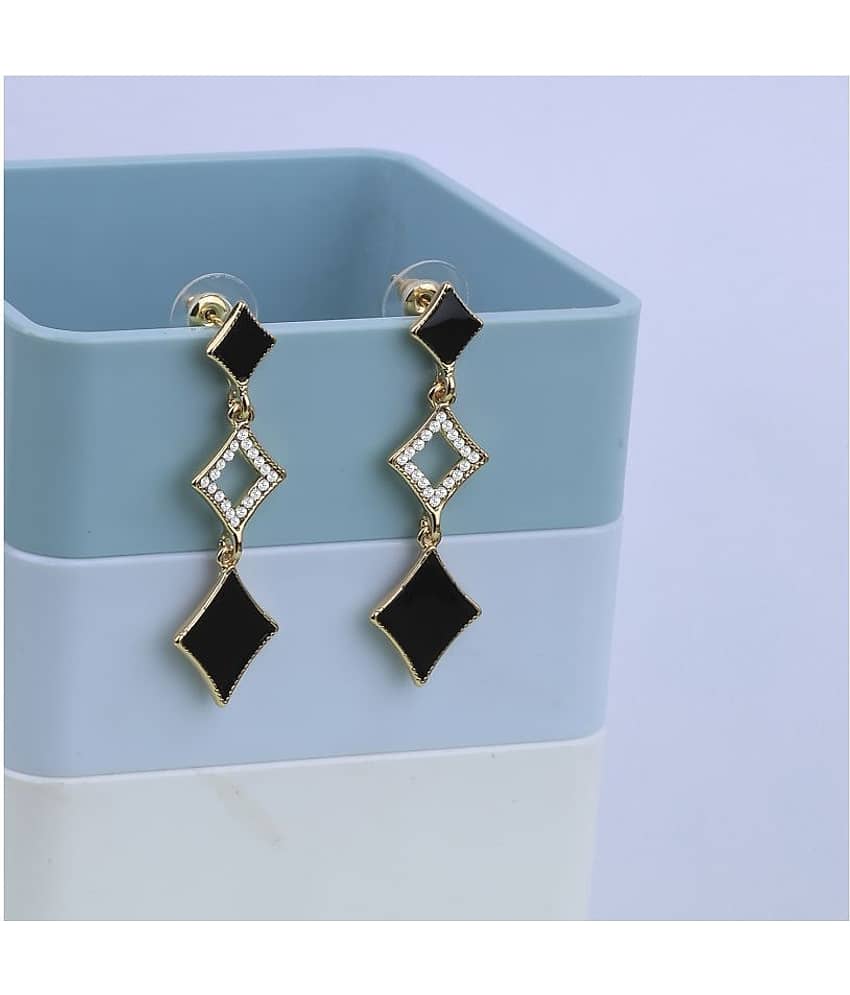 SILVER SHINE Elegant Gold Plated Party Wear Fancy Dangle Earring For Women Girl - Earrings | Buy online on ZillyBuy