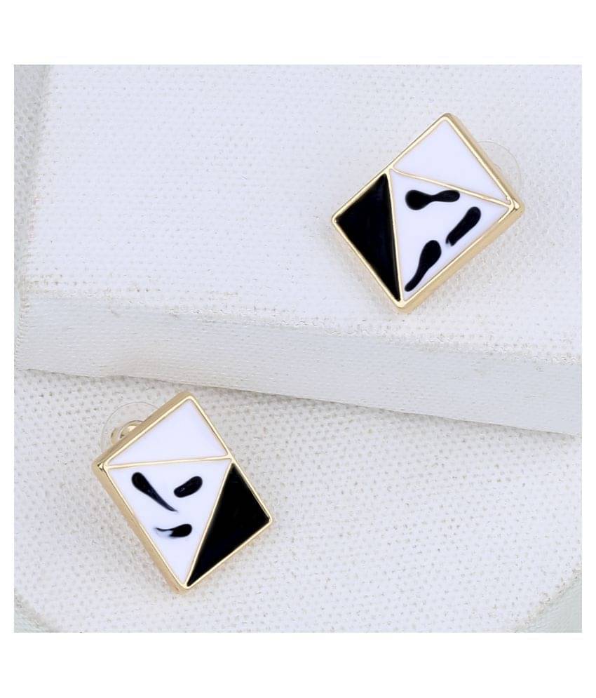 SILVER SHINE Stylish Party Wear Different Designe Studs Earring For Women Girl SILVER SHINE Stylish Party Wear Different Designe Studs Earring For Women Girl