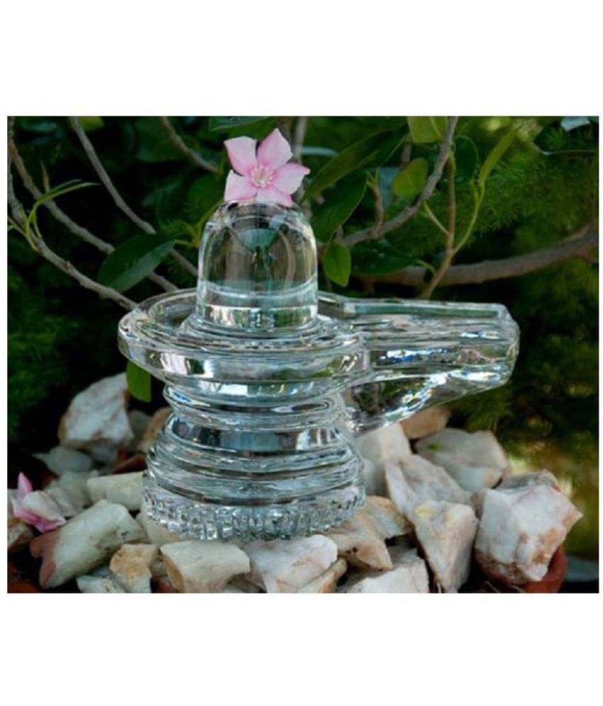     			Original Sphatik/Crystal Siva Linga for Pooja.