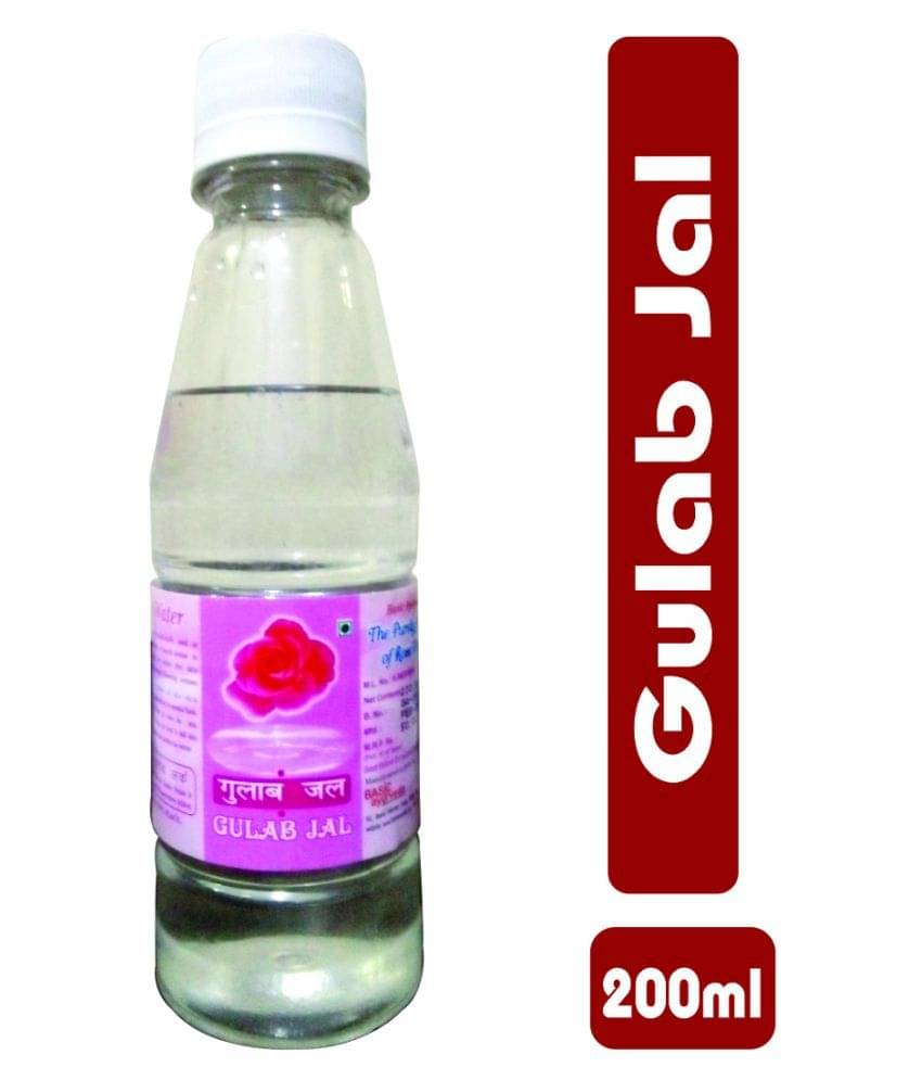     			Basic Ayurveda Gulab Jal Liquid 200 ml Pack Of 8